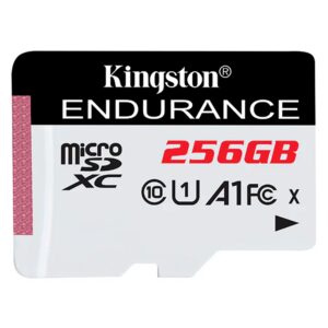 Tarjeta De Memoria Micro Sd Kingston High Endurance 256gb 95mbs - Sdce/256gb