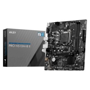 Placa Madre Msi Pro H510m-b Ii Ddr4 Socket Lga 1200 Chipset Intel H470 Micro Atx