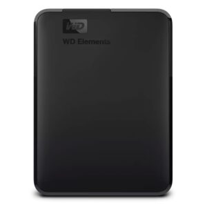 HD Externo Portátil Western Digital Elements 5TB USB 3.0 Gen 1 - WDBU6Y0050BBK-WESN