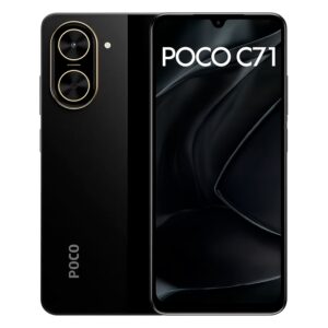 Smartphone Xiaomi Poco C71 Global 128gb 4gb Ram Dual Sim Pantalla 6.88" - Negro