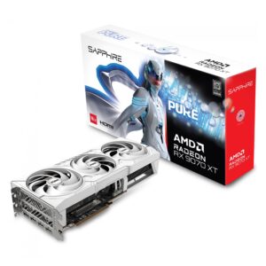 Placa De Video Sapphire Pure Gaming Oc Amd Radeon Rx-9070 Xt 16gb Gddr6