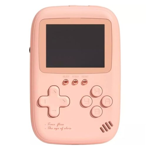 Consola Portátil Game Box Power Bank Dy-13 500 Juegos - Rosa