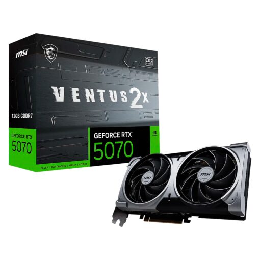 Tarjeta De Video Msi Ventus 2x Oc Nvidia Geforce Rtx 5070 12gb Gddr7 - 912-v532