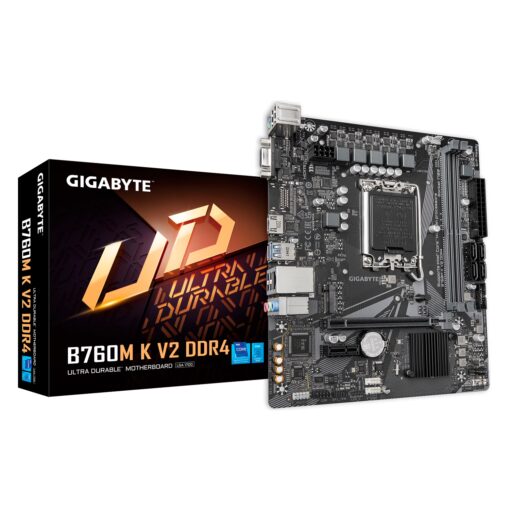 Placa Madre Gigabyte B760M K V2 DDR4 Socket LGA 1700 Chipset Intel B760 Micro ATX