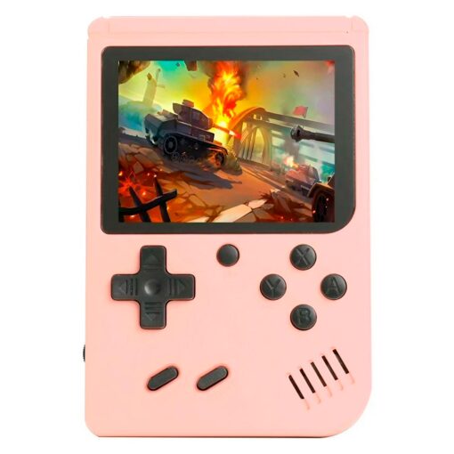 Consola Portátil Game Boy Game Box Plus 500 Juegos - Rosa
