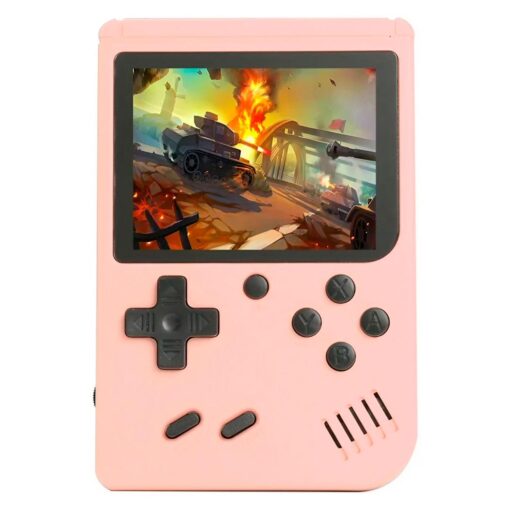 Consola Portátil Game Boy Game Box Plus 500 Juegos + Control - Rosa
