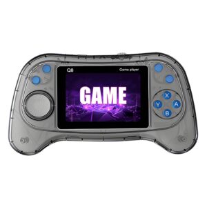 Consola Portátil Q8 800 Juegos - Negro Transparente