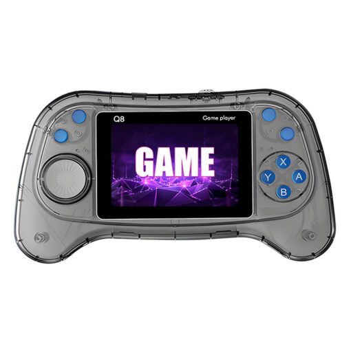 Consola Portátil Q8 800 Juegos - Negro Transparente