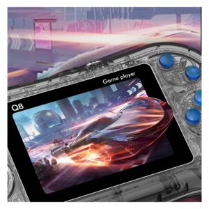 Consola Portátil Q8 800 Juegos - Negro Transparente - Imagen 3