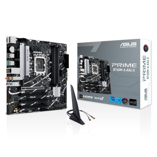Placa Madre Assus Prime B760m-a Ax6 Ii Ddr5 Socket Lga 1700 Chipset Intel B760 Micro Atx