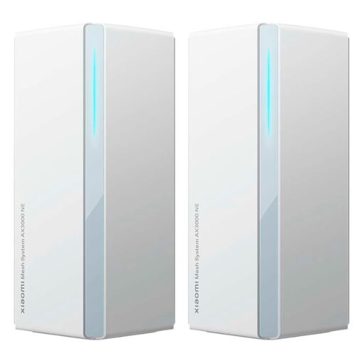 Enrutador Xiaomi Mesh System Ax3000 Ne Dvb4462gl Wifi 6 Dual Band 5 Ghz 2402 Mbps - Blanco (2 Pack)