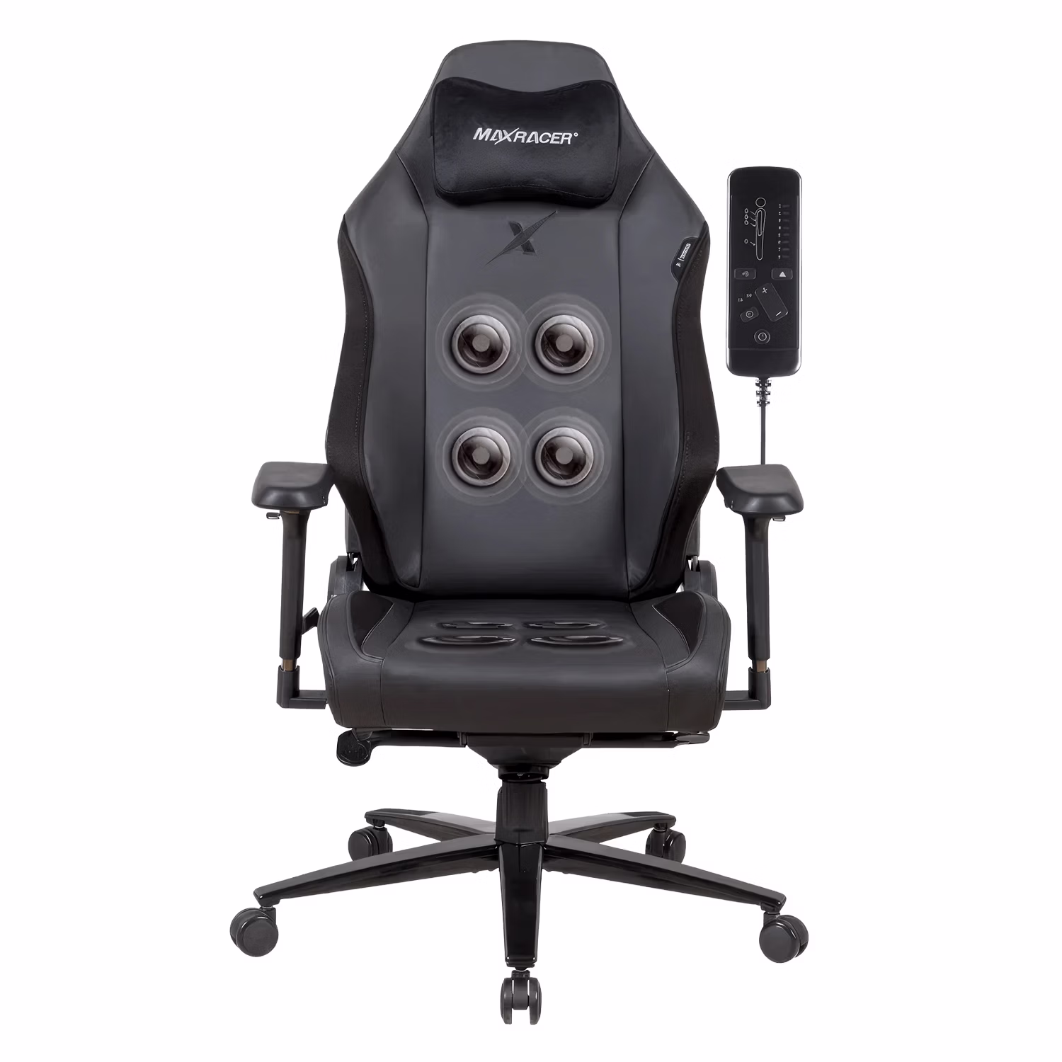 Alternative view of Silla Gamer Maxracer Heavy Hvy-6-smi-tcdo Massageadora - Negro