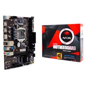 Placa Madre Afox Ih470d4-ma2-v2 Ddr4 Socket Lga 1200 Chipset Intel H470 Micro Atx