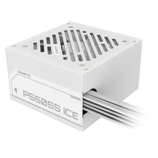 Alternative view of Fuente Gigabyte Gp-p550ss Ice Atx 550w 80 Plus Silver Pfc Activo - Blanco