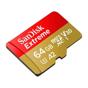 Tarjeta De Memoria Micro SD SanDisk Extreme 64GB 170Mbs - SDSQXAH-064G-GN6MA - Imagen 2