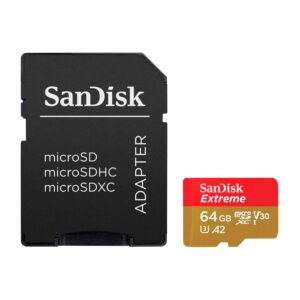 Tarjeta De Memoria Micro SD SanDisk Extreme 64GB 170Mbs - SDSQXAH-064G-GN6MA - Imagen 3