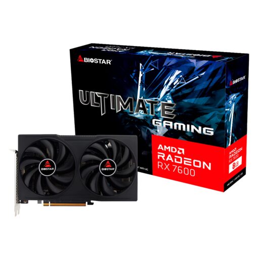Tarjeta De Video Biostar Ultimate Gaming OC AMD Radeon RX-7600 8GB GDDR6