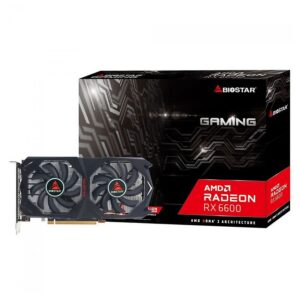 Placa De Video Biostar Gaming Amd Radeon Rx-6600 8gb Gddr6 - Va6606rm81