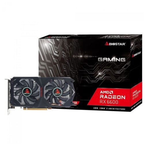 Placa De Video Biostar Gaming Amd Radeon Rx-6600 8gb Gddr6 - Va6606rm81