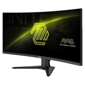 Monitor MSI MAG 346CQ 34" UWQHD Curvo 180Hz HDMI DP - Negro - Imagen 3