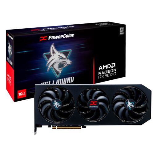 Radeon RX-9070 Hellhound OC 16GB GDDR6 - RX9070 16G-L/OC