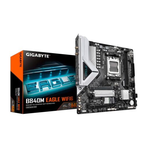 Placa Madre Gigabyte B840m Eagle Wifi 6 Ddr5 Socket Am5 Chipset Amd B840 Micro Atx