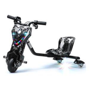 Triciclo Elétrico Hye Hy-tr01 6.5" 250w - Negro Blanco - Imagen 3
