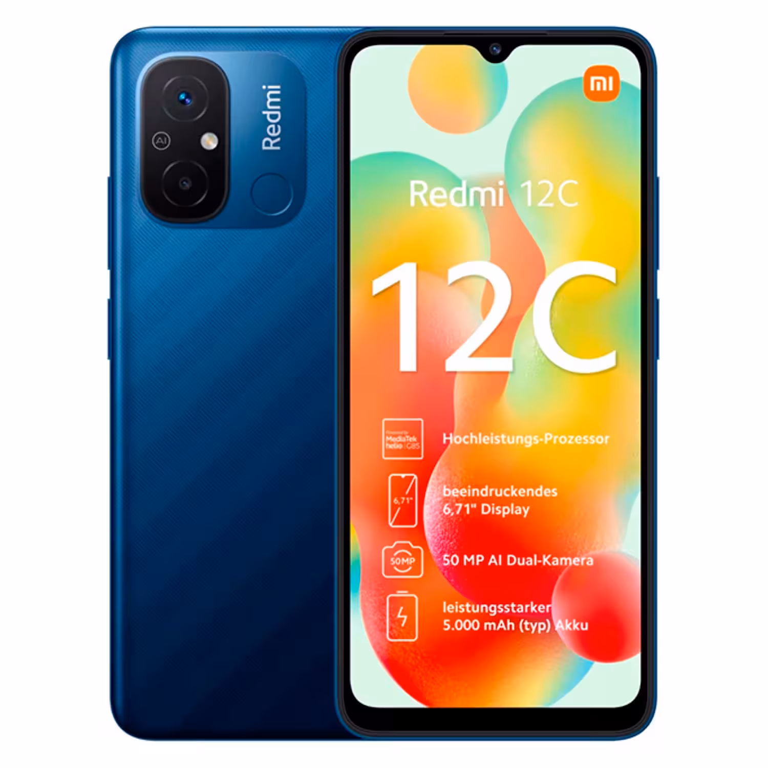 Smartphone Xiaomi Redmi 12c Ds 3gb Ram 64gb 6.71" Blue Global L/pequeno