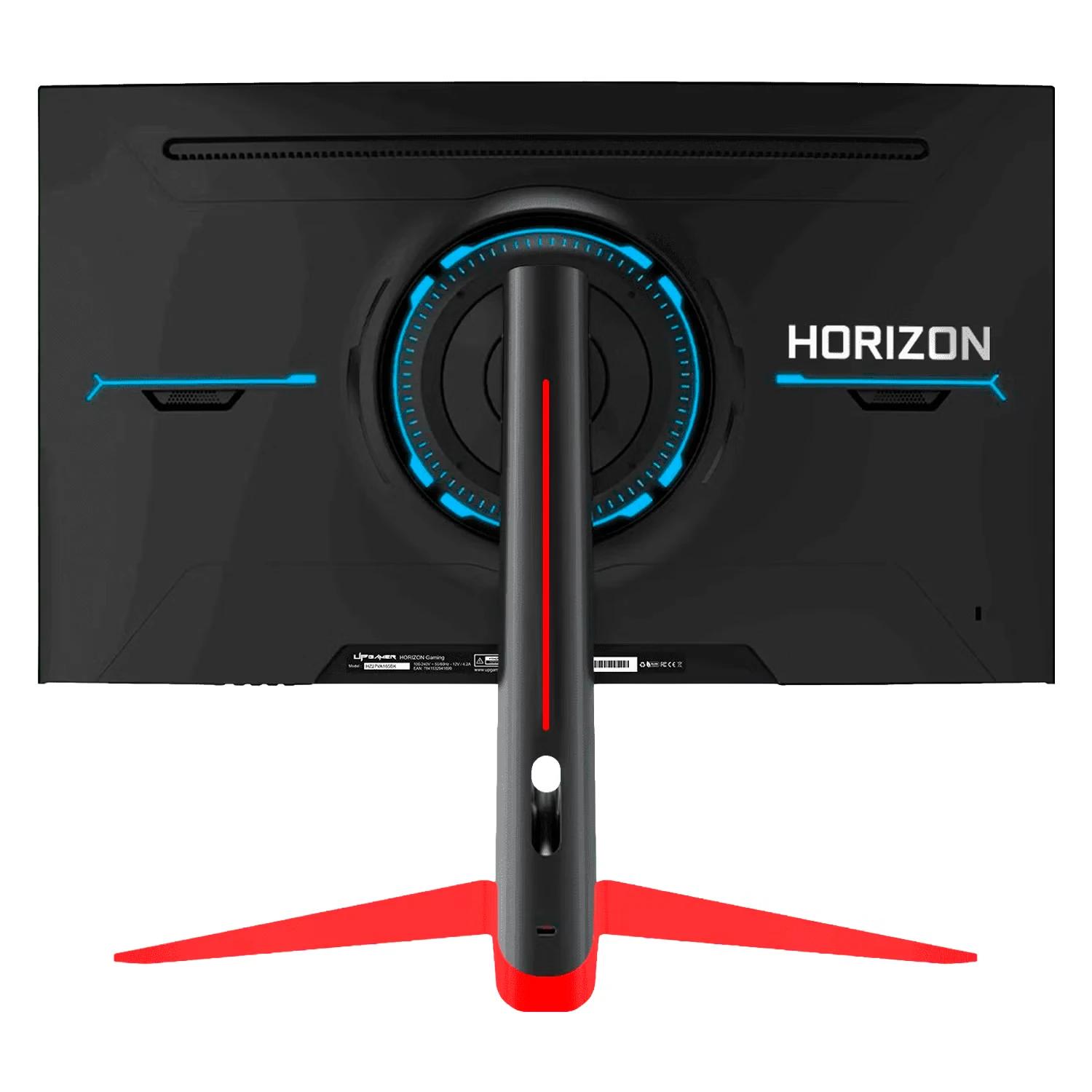 Monitor Up Gamer Horizon HZ32VA165BK 32" Full HD Curvo RGB 165Hz - Preto - Imagen 3