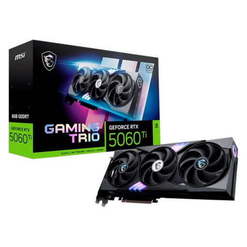 Placa De Video MSI NVIDIA GeForce RTX 5060 Ti Gaming Trio OC 8GB GDDR7 - V536-022
