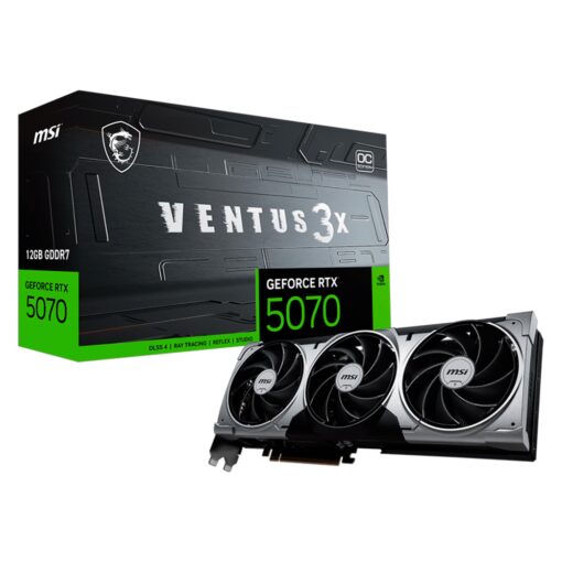 Tarjeta De Video MSI Ventus 3X OC NVIDIA GeForce RTX-5070 12GB GDDR7 - OC V532-007