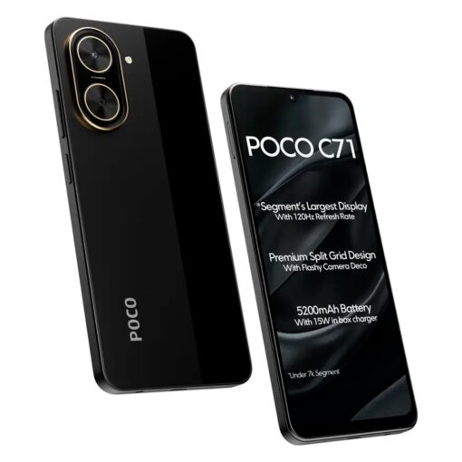 Alternative view of Smartphone Xiaomi Poco C71 Global 64GB 3GB RAM Dual SIM Pantalla 6.88" USA - Negro