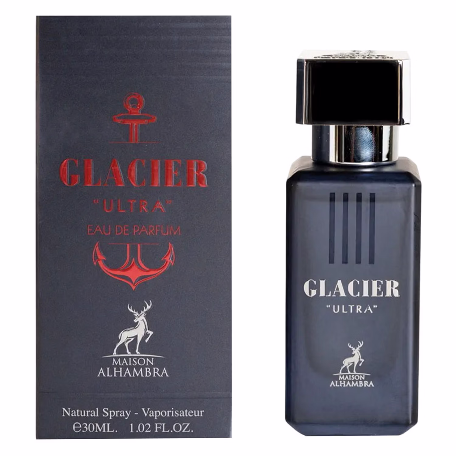 Perfume Maison Alhambra Glacier Ultra Eau De Parfum Masculino 30ml