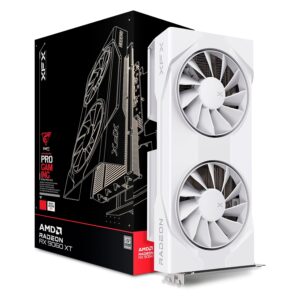 Tarjeta De Video XFX Swift OC White AMD Radeon RX-9060XT 8GB GDDR6 - RX-96TSW8GWQ