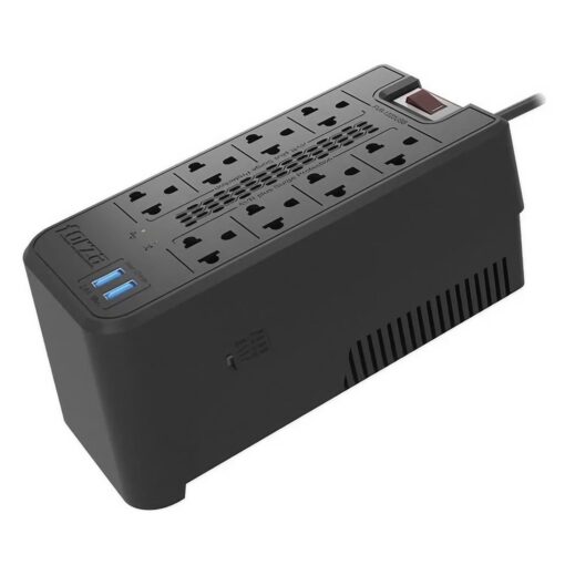 Estabilizador Forza FVR-1222USB 1200VA 220V USB - Negro