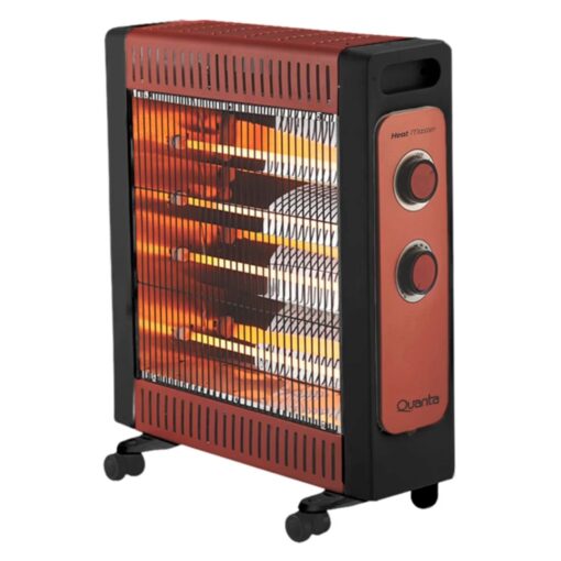 Estufa Elétrico Quanta QTEEC220 Cuarzo 2200W 220V - Rojo