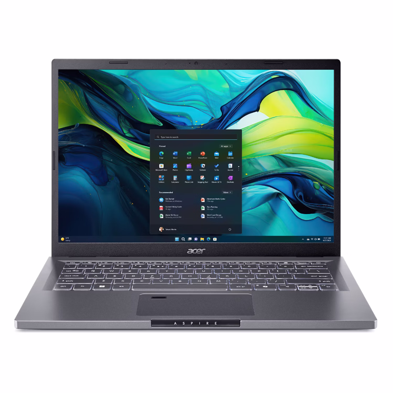 Notebook Acer A14-51gm-771w Core7-150u 16gb/1tb/14"wuxga/w11/rtx2050 4gb