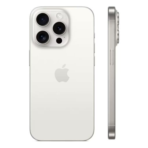 Alternative view of Apple iPhone 15 Pro *Swap A* 128GB eSIM Pantalla 6.1" - Blanco (Solamente Dipositivo)