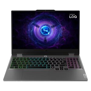 Notebook Gamer Lenovo Loq 83GS001BUS 15.6" Intel Core i5-12450HX 512GB SSD 12GB RAM NVIDIA Geforce RTX 2050 - Gris