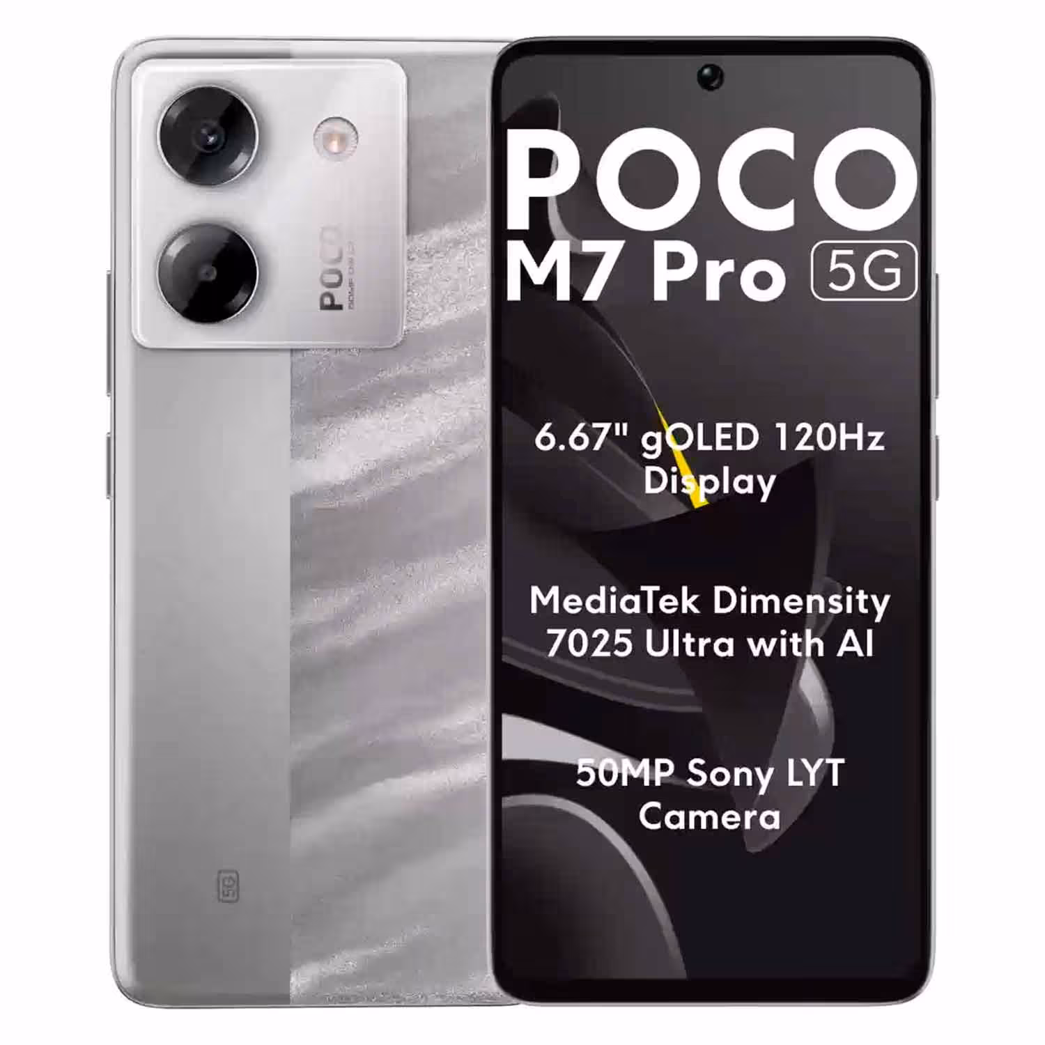 Smartphone Xiaomi Poco M7 Pro 5g Ds 12gb Ram 512gb 6.67" Silver Global Br Novo