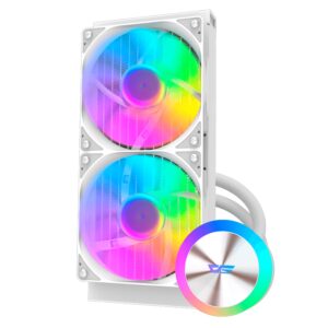 Water Cooler Para Procesador darkFlash DG240 - Blanco - Imagen 3