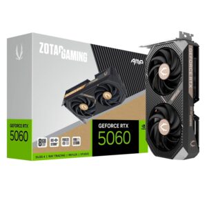Placa De Video Zotac AMP NVIDIA GeForce RTX 5060 GeForce 8GB GDDR7 - ZT-B50600F-10M