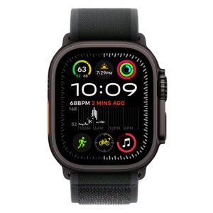 Apple Watch Ultra 2 Mytj3lw/a Celular + Gps Caja Titanio Negro 49mm - Loop Trail Negro S/m - Imagen 2