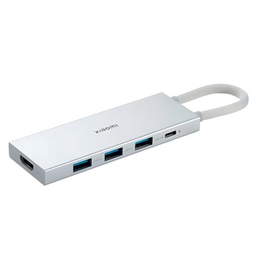 Adaptador Hub Xiaomi 5 En 1 USB-C XMDS05YM - Blanco