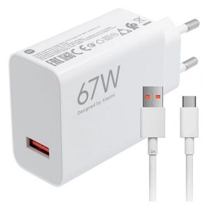Cargador Xiaomi Hypercharge Combo Mdy-12-eh 67w Usb-a - Blanco