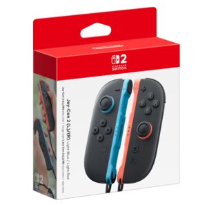 Control Joy-Con Para Nintendo Switch 2 L Y R - Azul Claro Y Rojo Claro - Imagen 3