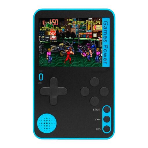 Alternative view of Consola Portátil Mini Slim K10 500 Juegos - Azul