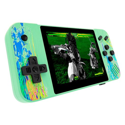 Alternative view of Consola Game Box Power G3 800 Juegos Av/tv Pantalla 3.5" + Contrl Green