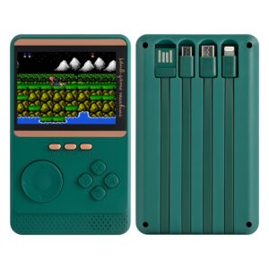 Consola Gamebox Power Bank Q18 6000MAh 500 Juegos - Verde - Imagen 3