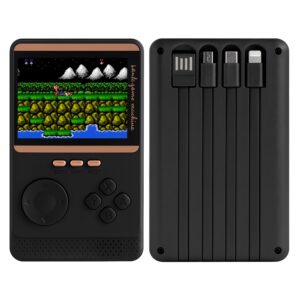 Consola Gamebox Power Bank Q18 6000MAh 500 Juegos - Negro - Imagen 3